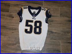 Corey Littleton Los Angeles Rams NFL Football Jersey Game Issue Nike 40 On Field