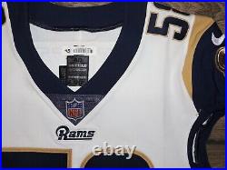 Corey Littleton Los Angeles Rams NFL Football Jersey Game Issue Nike 40 On Field