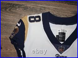 Corey Littleton Los Angeles Rams NFL Football Jersey Game Issue Nike 40 On Field