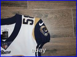 Corey Littleton Los Angeles Rams NFL Football Jersey Game Issue Nike 40 On Field