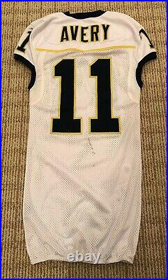 Courtney Avery Michigan Wolverines Legends Adidas Game Worn Used Issued Jersey