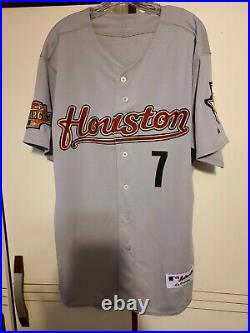Craig Biggio 2004 Houston Astros Road Game Worn Issued Authentic Jersey Size 44