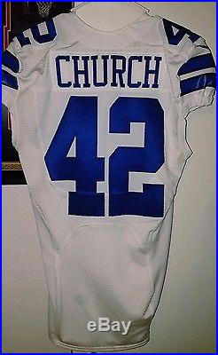 Dallas Cowboys Barry Church NFL Player / Game Issued Jersey Game Used Worn 2013
