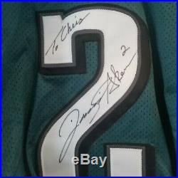 DAVID AKERS Game Used /Worn Issued NFL Signed / Autograph Philadelphia Eagles