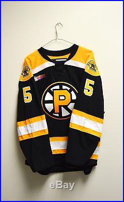 David Warsofsky Providence Bruins Game Issued Jersey