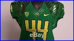 Deforest Buckner Oregon Ducks Game Issued Autographed Jersey From Player