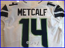 DK Metcalf Team Issued Pro Cut Seattle Seahwaks Jersey Game Worn Used