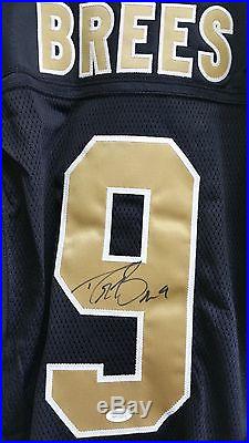 Drew Brees Autographed Signed Game Issued Reebok New Orleans Saints Jersey Jsa