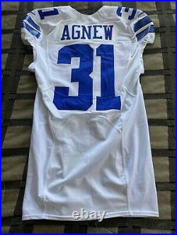 Dallas Cowboys #31 Vic Agnew 2012 Game Issued Home Jersey Size 40 Worn
