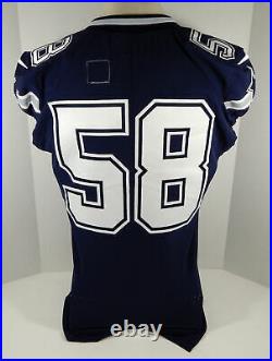 Dallas Cowboys #58 Game Issued Navy Jersey DP09359