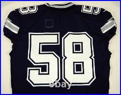 Dallas Cowboys #58 Game Issued Navy Jersey DP09359