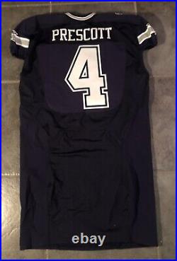 Dallas Cowboys Dak Prescott Game Issued Nike Jersey Size 48 Plus 4 Inches