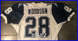 Dallas Cowboys Darren Woodson 1993 Double Star Apex game issued Jersey 48 Long