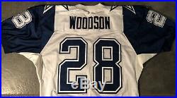 Dallas Cowboys Darren Woodson 1994 Double Star Apex game issued Jersey 48 Long