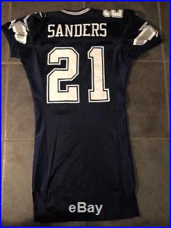 Dallas Cowboys Deion Sanders Game Issued 1998 Nike jersey 44 stitched stars