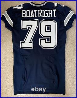 Dallas Cowboys Elite Authentic Game Cut Issued Jersey, Road Navy Blue Nike