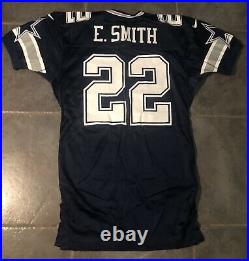 Dallas Cowboys Emmitt Smith 1996 game issued Nike jersey Size 44 Long