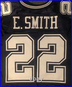 Dallas Cowboys Emmitt Smith 2000 game issued Nike jersey with Tom Landry patch