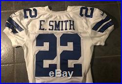 Dallas Cowboys Emmitt Smith 2000 game issued jersey with Tom Landry patch Nike