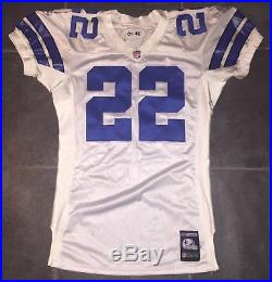 Dallas Cowboys Emmitt Smith Game Issued Jersey 2001 Reebook size 46