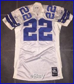 Dallas Cowboys Emmitt Smith Game Issued Jersey 2001 Reebook size 46