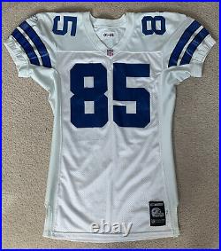 Dallas Cowboys Game Cut Issued Jersey, White Reebok Helmet Tag 46