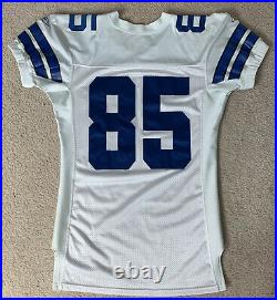 Dallas Cowboys Game Cut Issued Jersey, White Reebok Helmet Tag 46
