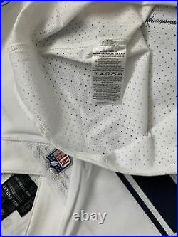 Dallas Cowboys Game Issued Authentic Jersey, Color Rush Nike Double Star White