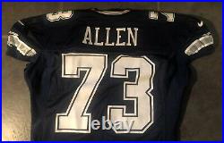 Dallas Cowboys Larry Allen game issued 1999 Nike Jersey Sz 52+7 LB