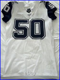 Dallas Cowboys Nike Color Rush Double Star Sean Lee 50 Game Issued Jersey