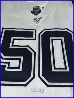 Dallas Cowboys Nike Color Rush Double Star Sean Lee 50 Game Issued Jersey