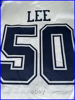 Dallas Cowboys Nike Color Rush Double Star Sean Lee 50 Game Issued Jersey