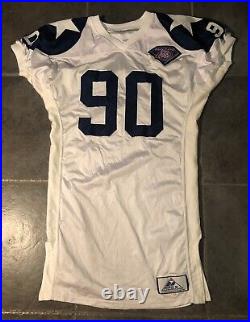Dallas Cowboys Toddrick Mcintosh Game Issued Throwback Apex 75th Ann Jersey