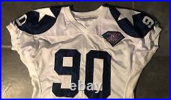 Dallas Cowboys Toddrick Mcintosh Game Issued Throwback Apex 75th Ann Jersey