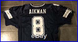 Dallas Cowboys Troy Aikman 2000 game issued jersey with Tom Landry patch Nike