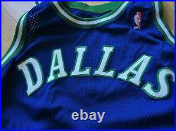 Dallas Mavericks blank pro cut team game issued authentic jersey 46+6 champion
