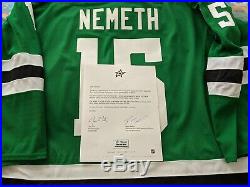 Dallas Stars Patrik Nemeth green game issued 2016-17 jersey 58