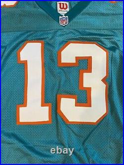 Dan Marino Miami Dolphins 1996 Game Issued Jersey Signed LOA