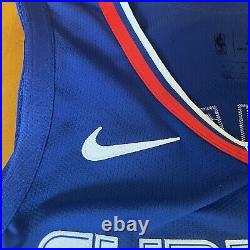 Daniel Oturu Los Angeles Clippers Game Issued Nike Icon Jersey 50 Christmas Blue