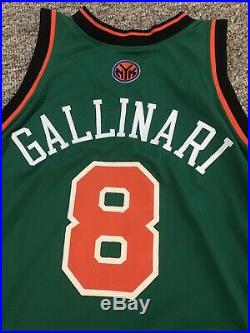 Danilo Gallinar Game Issued Used Worn Knicks Xmas Jersey