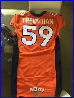 Danny Trevathan Denver Broncos Game Worn Used Issued Jersey Signed