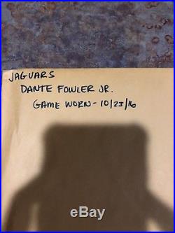 Dante Fowler Jr Jacksonville Jaguars Game Worn Used Issued Authentic W Coa