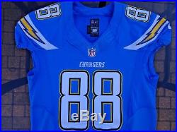 David Johnson San Diego Chargers Team Issued Game Used Game Worn Jersey