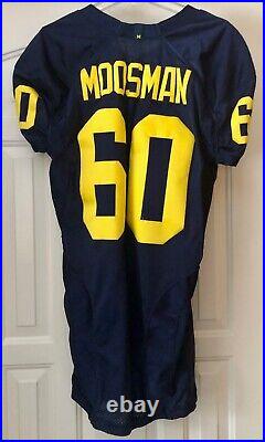 David Moosman #60 University Michigan Wolverines Game Issued Football Jersey