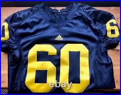 David Moosman #60 University Michigan Wolverines Game Issued Football Jersey