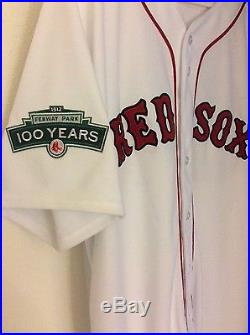David Ortiz 2012 Team Issued (not game used) MLB COA Red Sox Jersey Authentic
