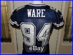 DeMarcus Ware Game Issued Reebok Dallas Cowboys Jersey 03-46 PROVA Broncos