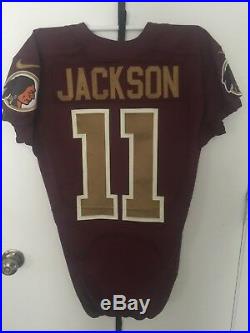 DeSean Jackson NIKE 2014 Throwback Redskins Game Team Issued Jersey with COA Rare
