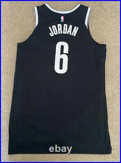 Deandre Jordan 2021 Game Issued Brooklyn Nets Basketball Jersey Fanatics
