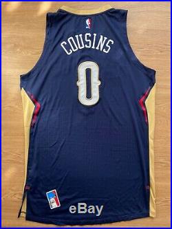 Demarcus Cousins New Orleans Pelicans Game Issued Jersey Adidas Rev30 Worn Used